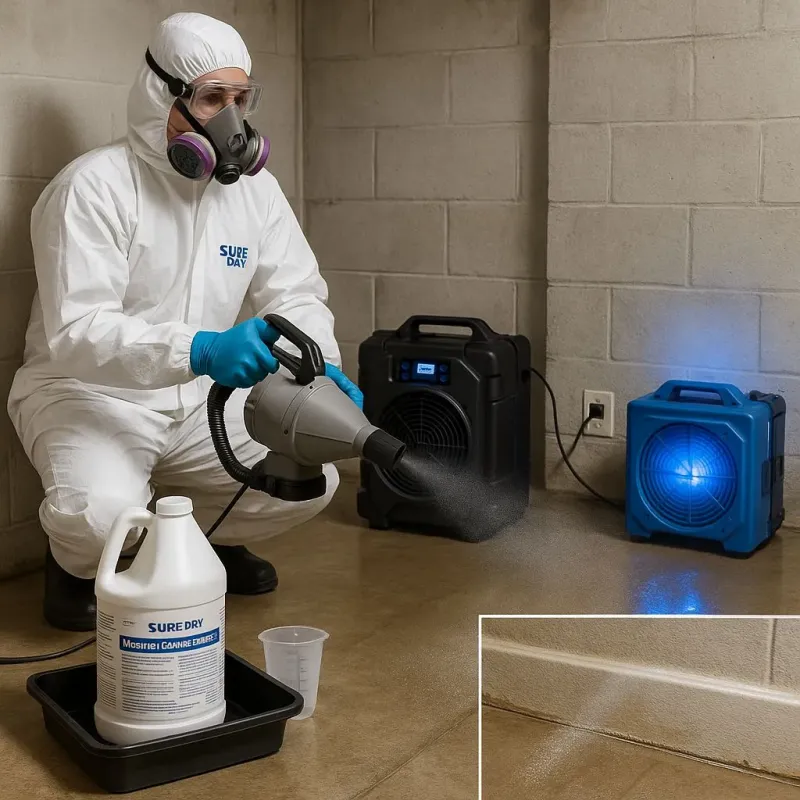 Sanitization and Odor Removal process in Monroe, OH